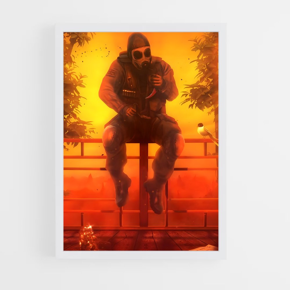 Poster Flamme de Combat – affiche Counter strike (vue 3)